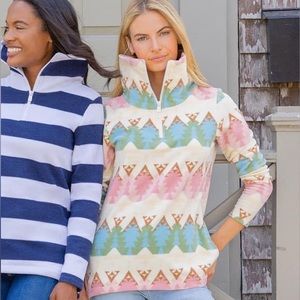 Dudley Stephens Vello Fleece Prospect Pullover in Canyon Road, Size XS